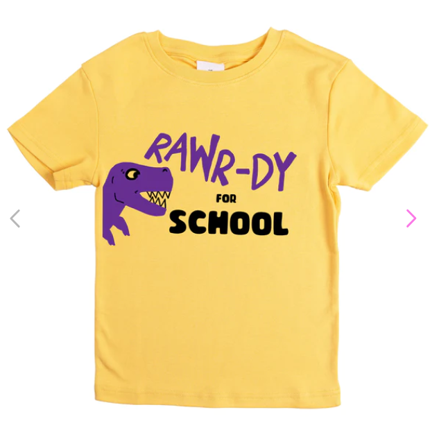 rawr back to school dino shirt the spunky stork