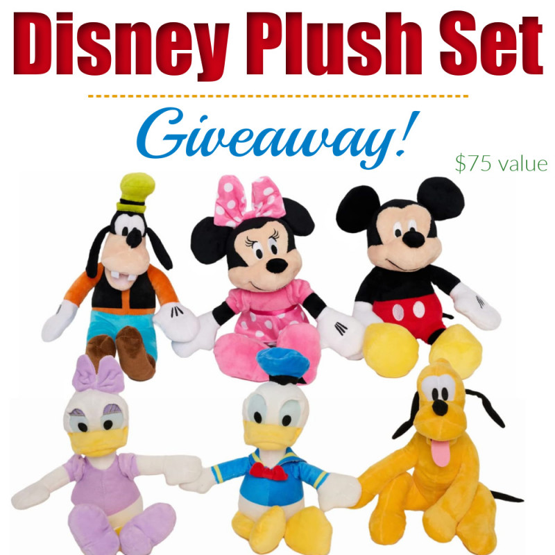 Disney Friends 'We Hold Hands' 6 Plush Set Review + Giveaway