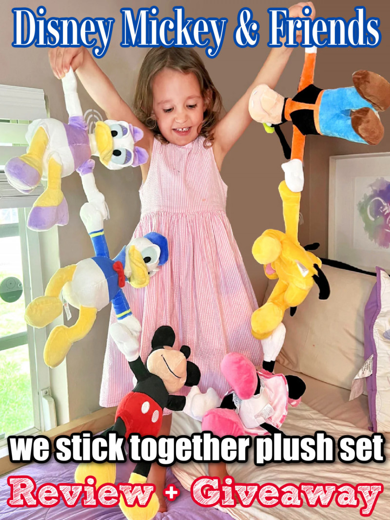 Disney Friends 'We Hold Hands' 6 Plush Set Review + Giveaway