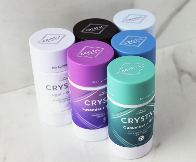 CRYSTAL's Magnesium Enriched Deodorant Sticks 