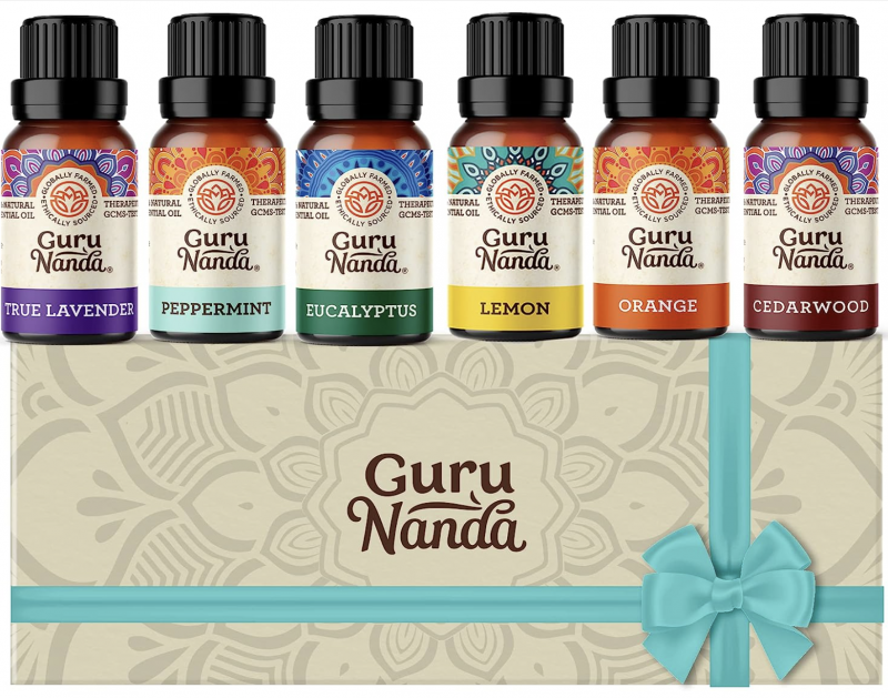 GuruNanda Essential Oils Set for Diffusers