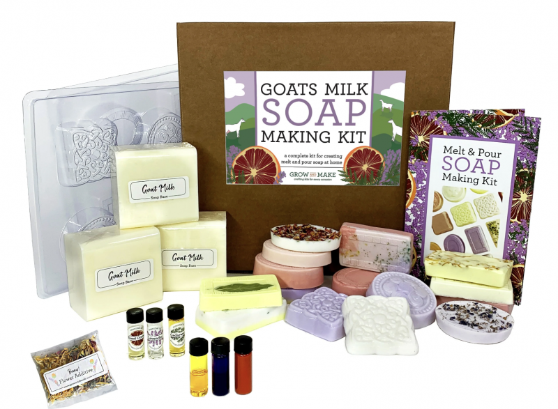 Grow and Make: Goat Milk Soap Making DIY Kit
