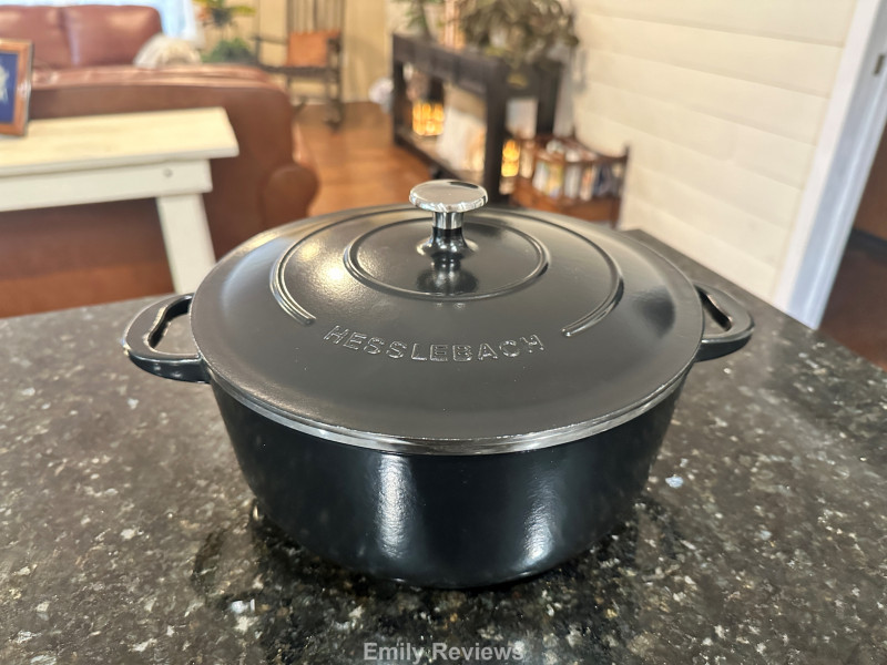 Hesslebach Cookware 8 inch 2 1/2 quart Dutch Oven.