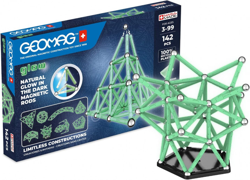 geomag glow in the dark magnetic rods