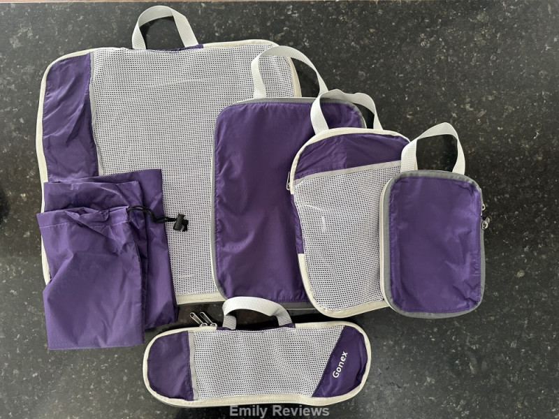 Packing Cubes, Space Saving Bags, Toiletry Kit, Luggage