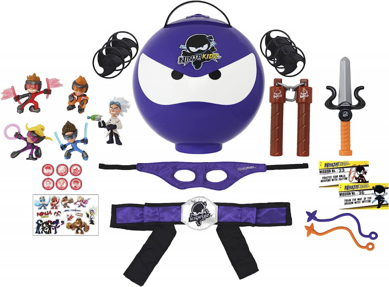 NINJA KIDZ TV Giant Mystery Ninja Ball - Series 3 Purple