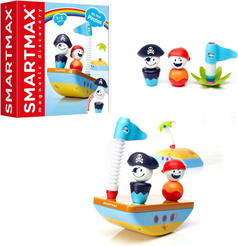 SmartMax My First Pirates Magnetic Building Play Set for Ages 1-5