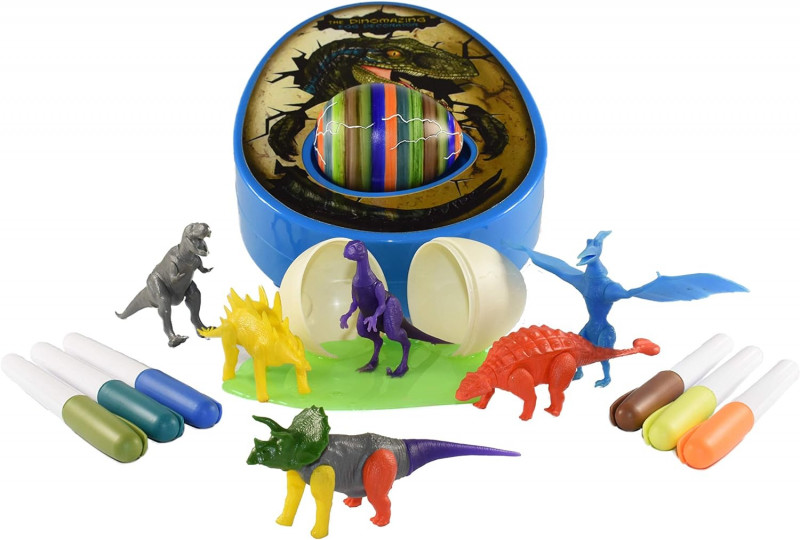 The DinoMazing Dinosaur Egg and Year-Round Egg Decorator Kit 