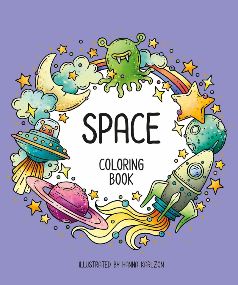 Space coloring book