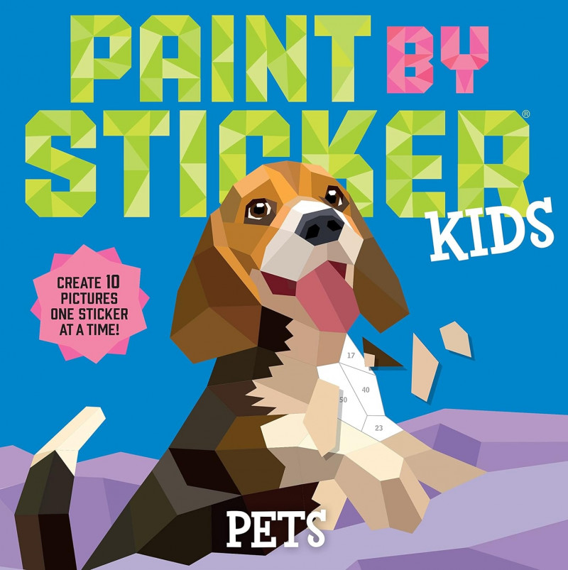 Paint by sticker kids pet
