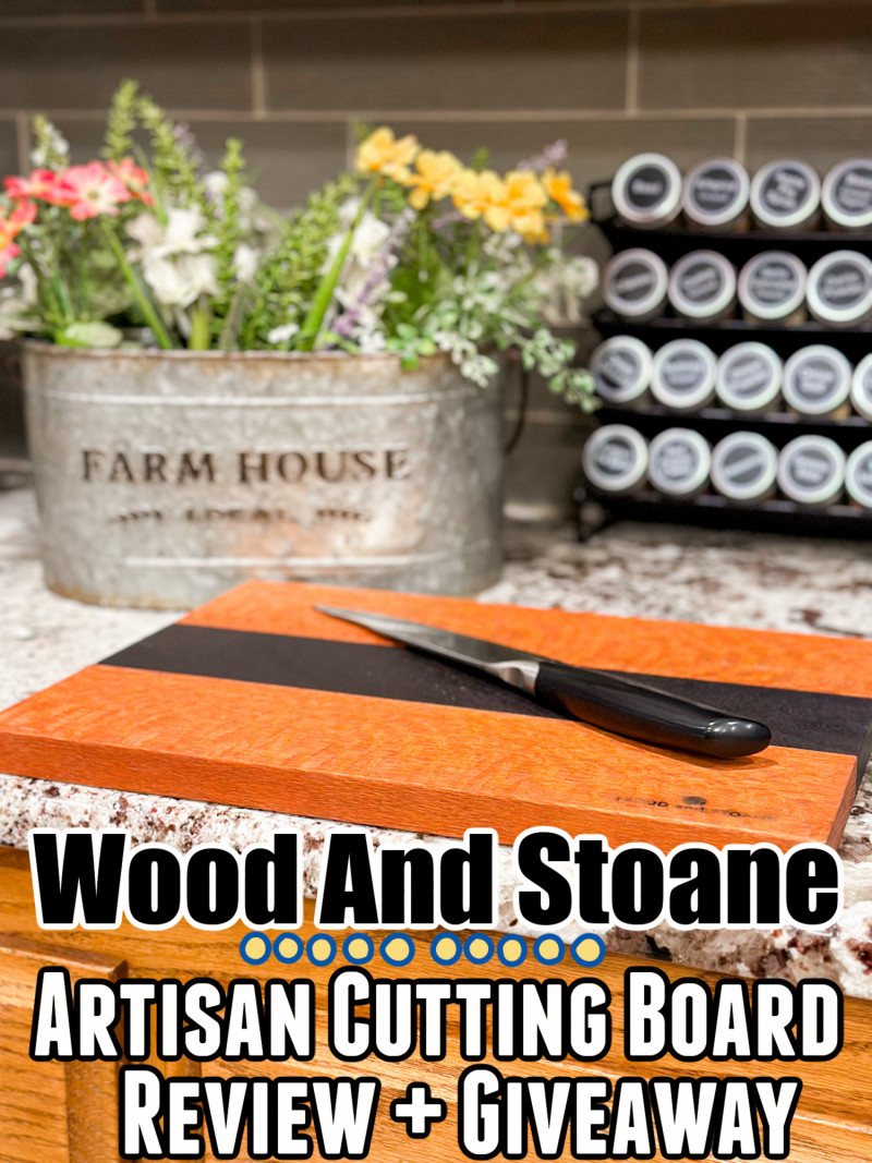 Wood And Stoane Artisan Cutting Board Review + Giveaway