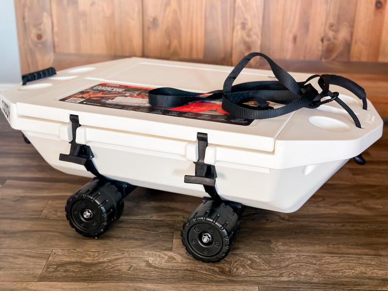 CUDDY Crawler Cooler with Wheels – 40 QT Amphibious Floating Cooler