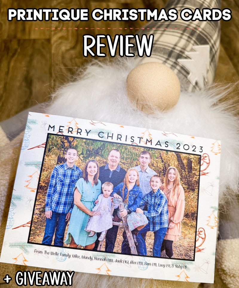 Printique Christmas Cards Review + Photo Tiles Giveaway!