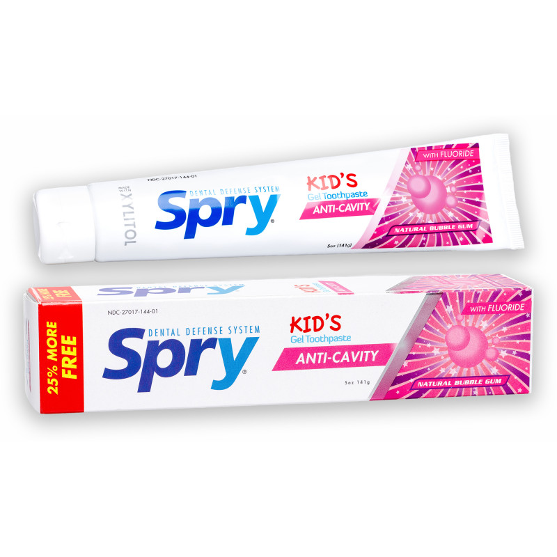 Spry Bubblegum Toothpaste