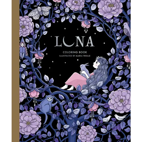 luna adult coloring book