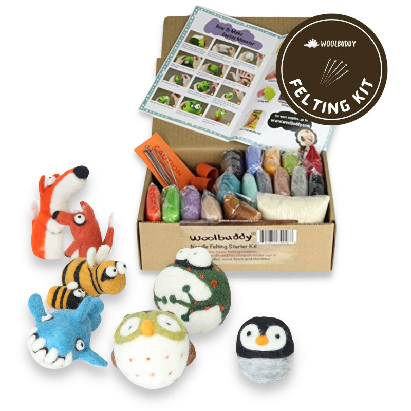 WoolBuddy needle felting starter kit