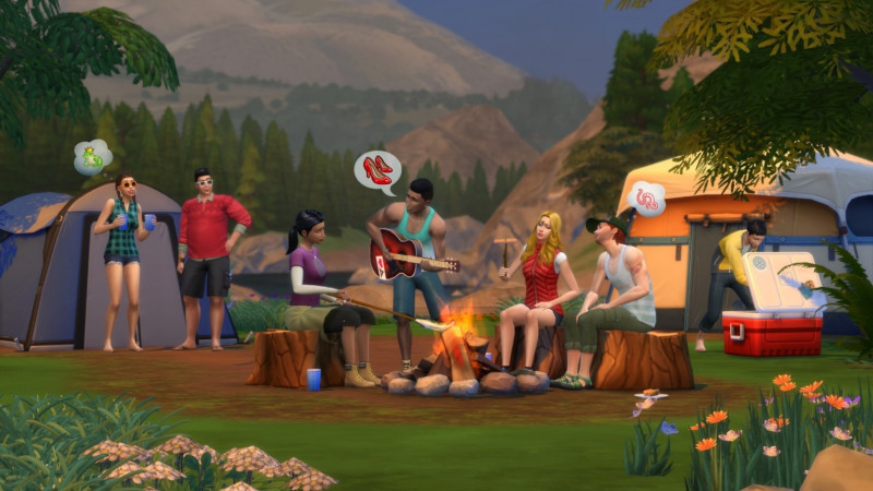 outdoor retreat sims