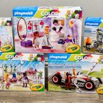 PLAYMOBIL Color with CRAYOLA: Fun Indoor Winter Activity (+ Giveaway!).