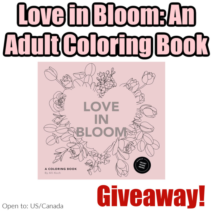 Love in Bloom: An Adult Coloring Book Featuring Romantic Floral Patterns and Frameable Wall Art.