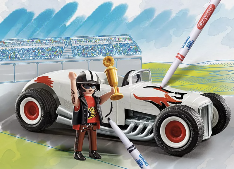 PLAYMOBIL Color with CRAYOLA: Fun Indoor Winter Activity (+ Giveaway!).