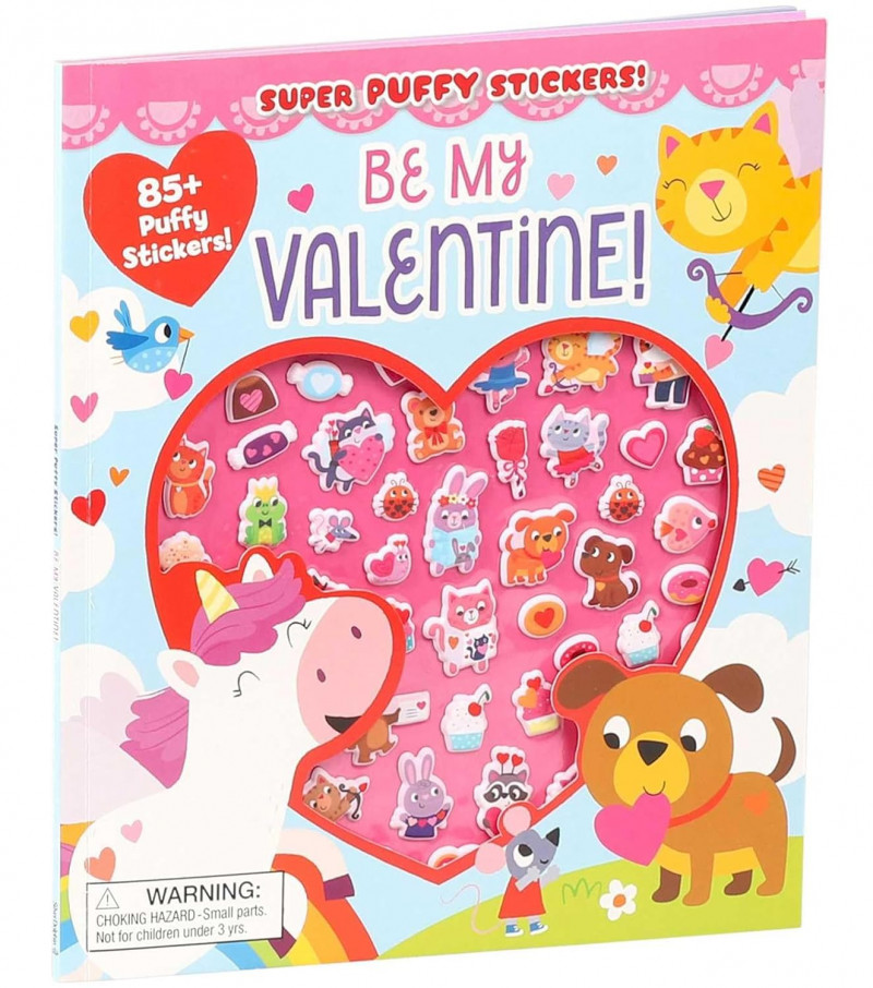 Super Puffy Stickers! Be My Valentine!