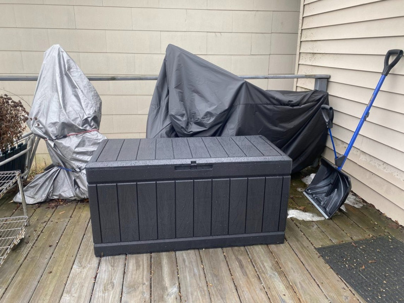 Patiowell 82 gallon deck box