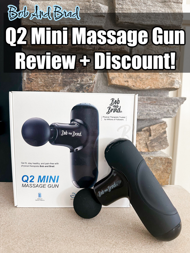 BOB AND BRAD Q2 Mini Massage Gun Review + Discount Code.