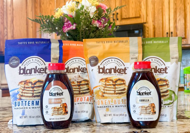 Celebrate National Pancake Month With Blanket Pancakes & Syrup