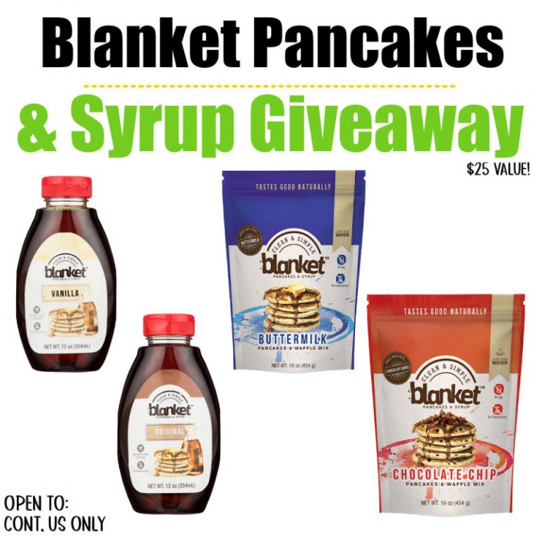 Celebrate National Pancake Month With Blanket Pancakes & Syrup