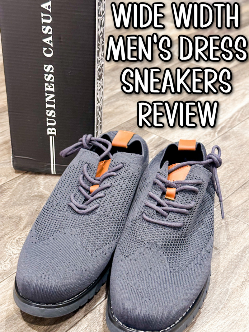 [HONGGUOZI Store] Wide Width Mesh Dress Sneakers For Men Review | Emily ...