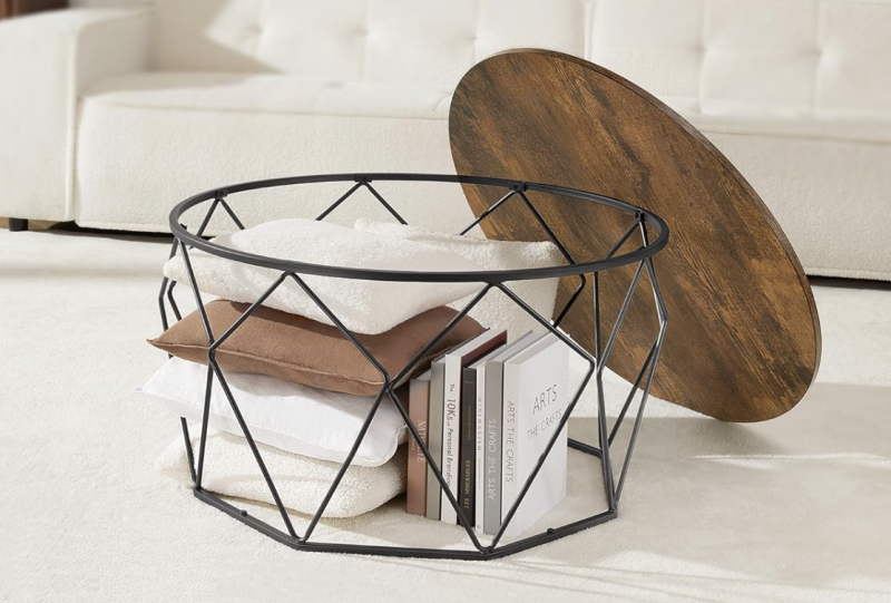 Creating A Gorgeous Space With VASAGLE's Coffee Table & Side Table {Review}