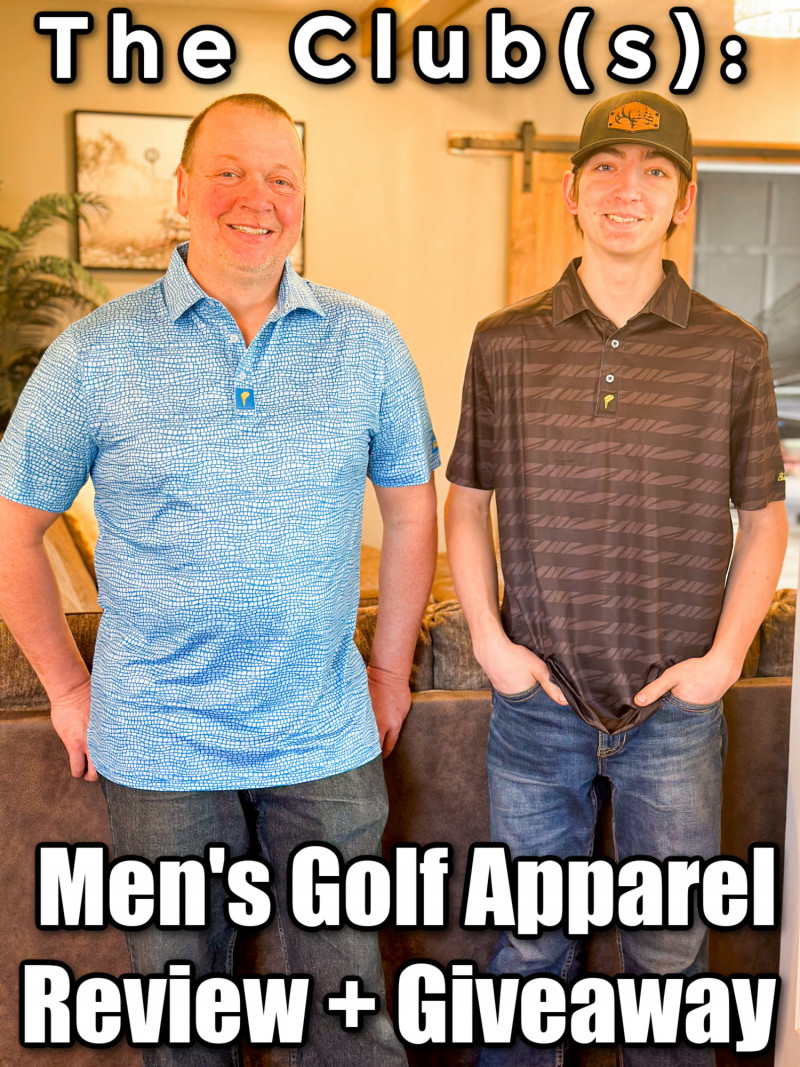 The Club(s): Men's Golf Apparel Review + Giveaway