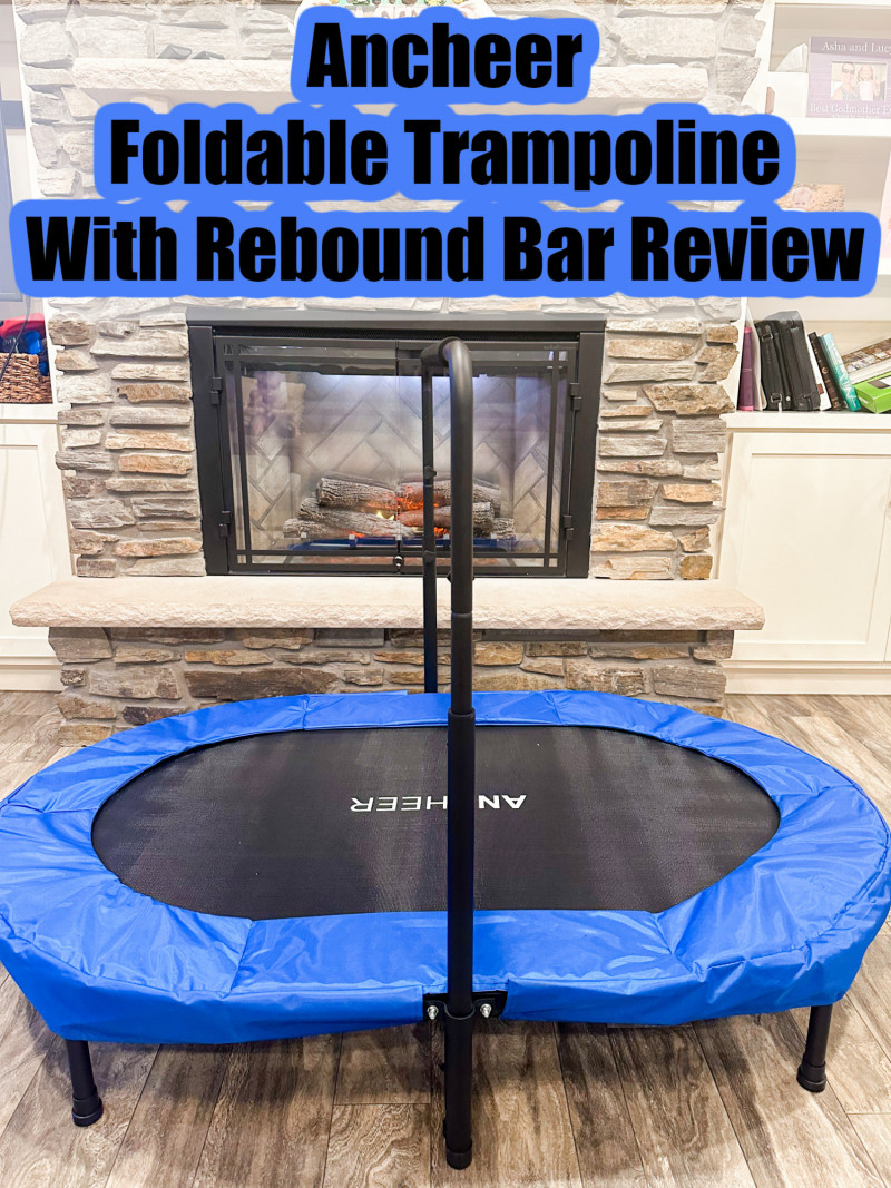 Ancheer Foldable Trampoline With Rebound Bar Review