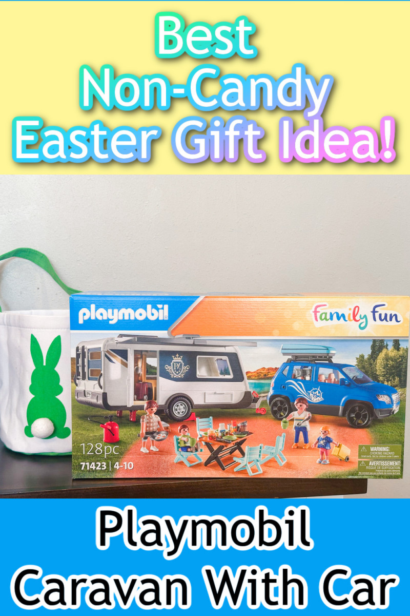 Playmobil Caravan with Car Play Set - Perfect Non-Candy Easter Gift Idea!