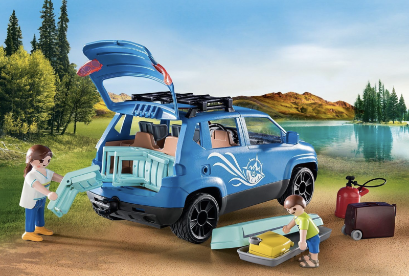 Playmobil Caravan with Car Play Set - Perfect Non-Candy Easter Gift Idea!