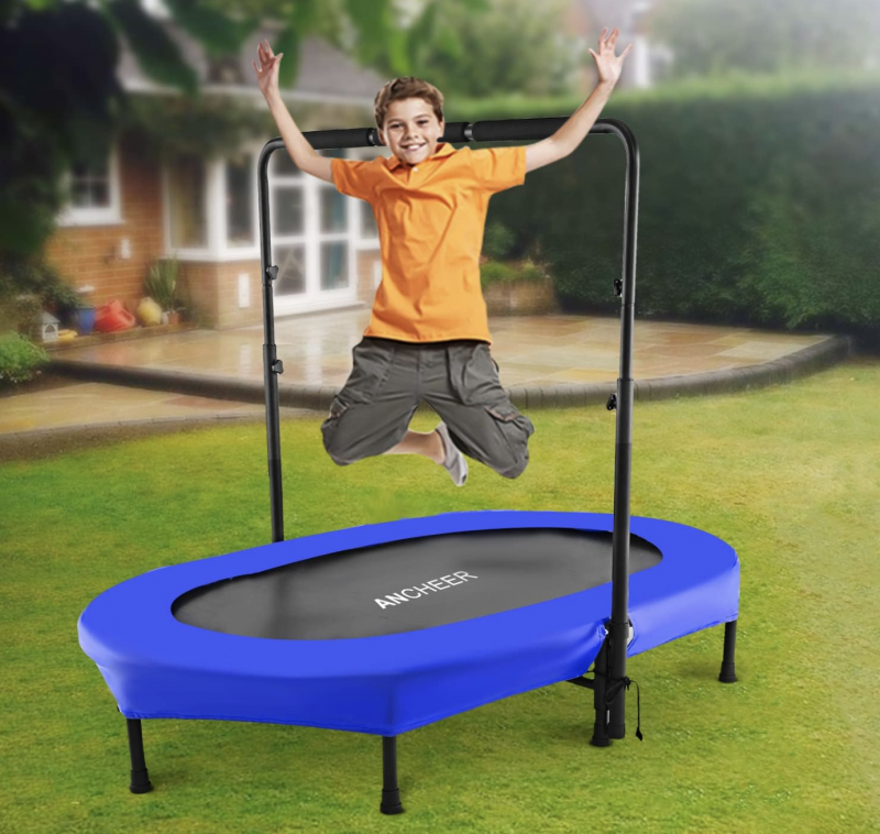 Ancheer Foldable Trampoline With Rebound Bar Review