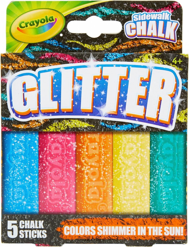 Crayola Glitter Chalk 5ct.