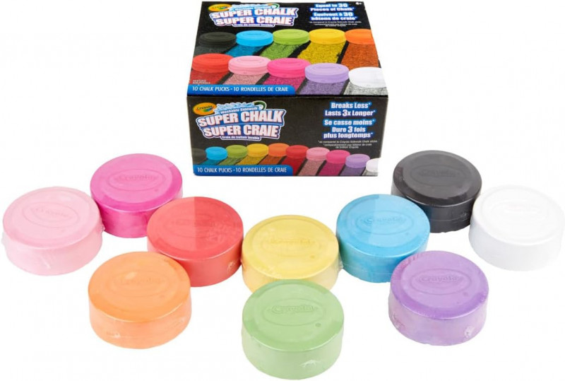 Crayola Washable Sidewalk Chalk for Kids.