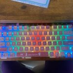 Leobog k81 pink bunny keyboard