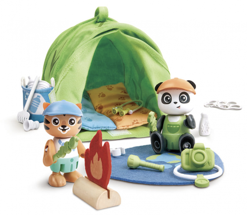 Hape Green Planet Explorers ECO-CAMPING PLAYSET.