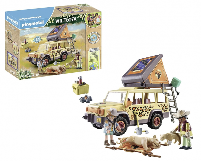 Playmobil Cross-Country Vehicle with Lions