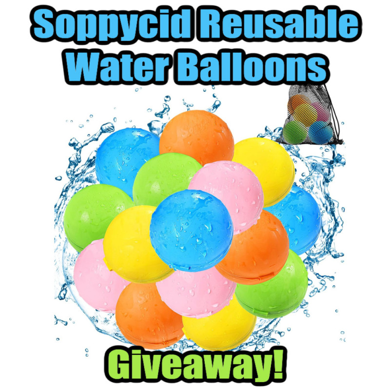 Soppycid Reusable Water Balloons Review + Giveaway (+ Free & Affordable Activities For Summer)