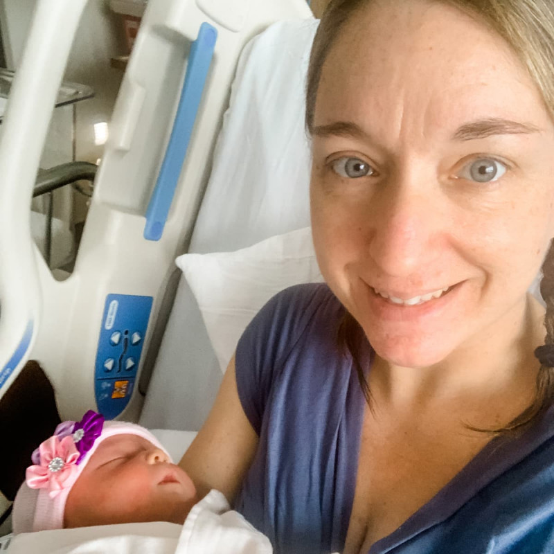 Mom with baby girl. Boobcube: The Next Generation of Milk Storage {+ Discount Code And Giveaway!}