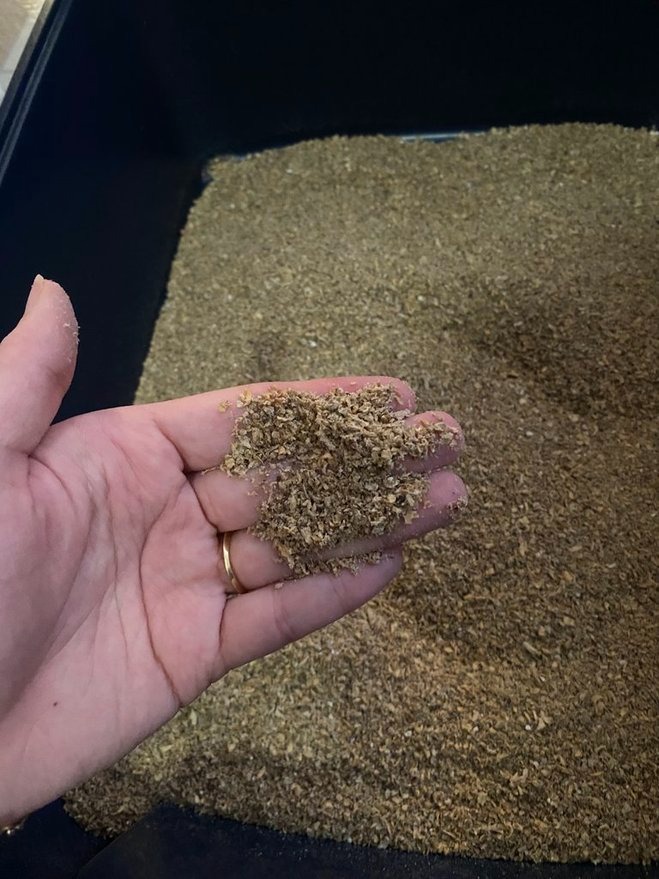 Softwood pellets for cat litter clearance