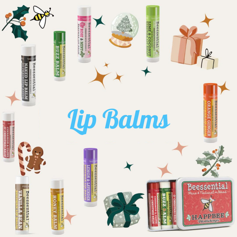 Beessential Lip Balms.