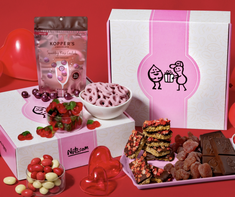 Nuts.com Valentine Treats.