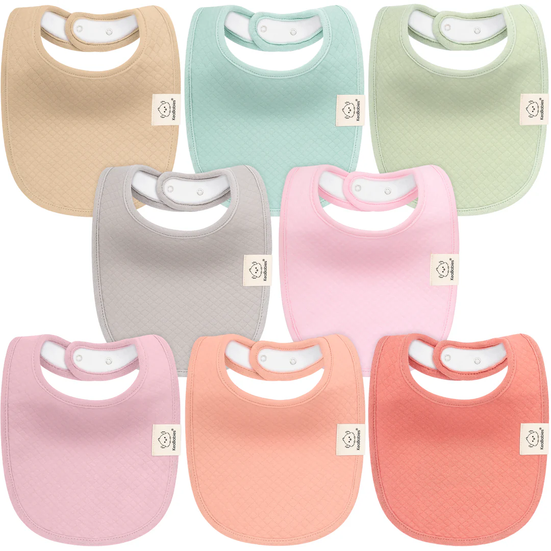 8-Pack Urban Quin Drool Bibs.