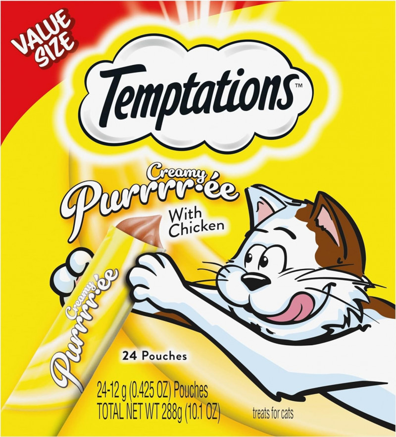 Temptations puree cat treats