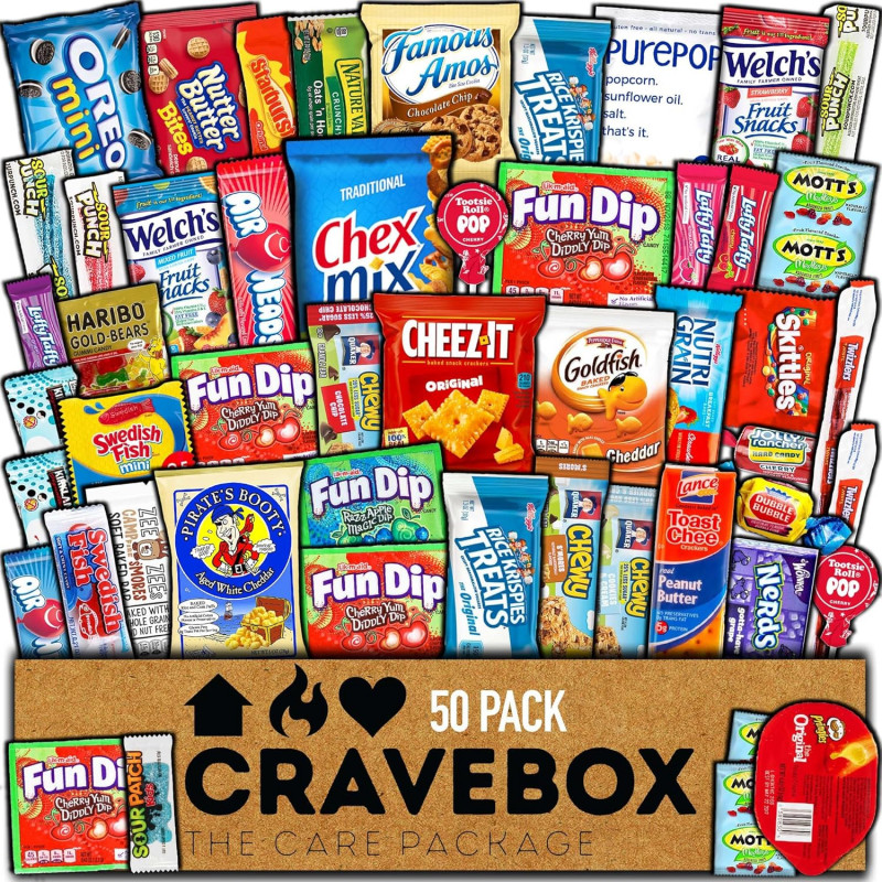 CRAVEBOX snack box.
