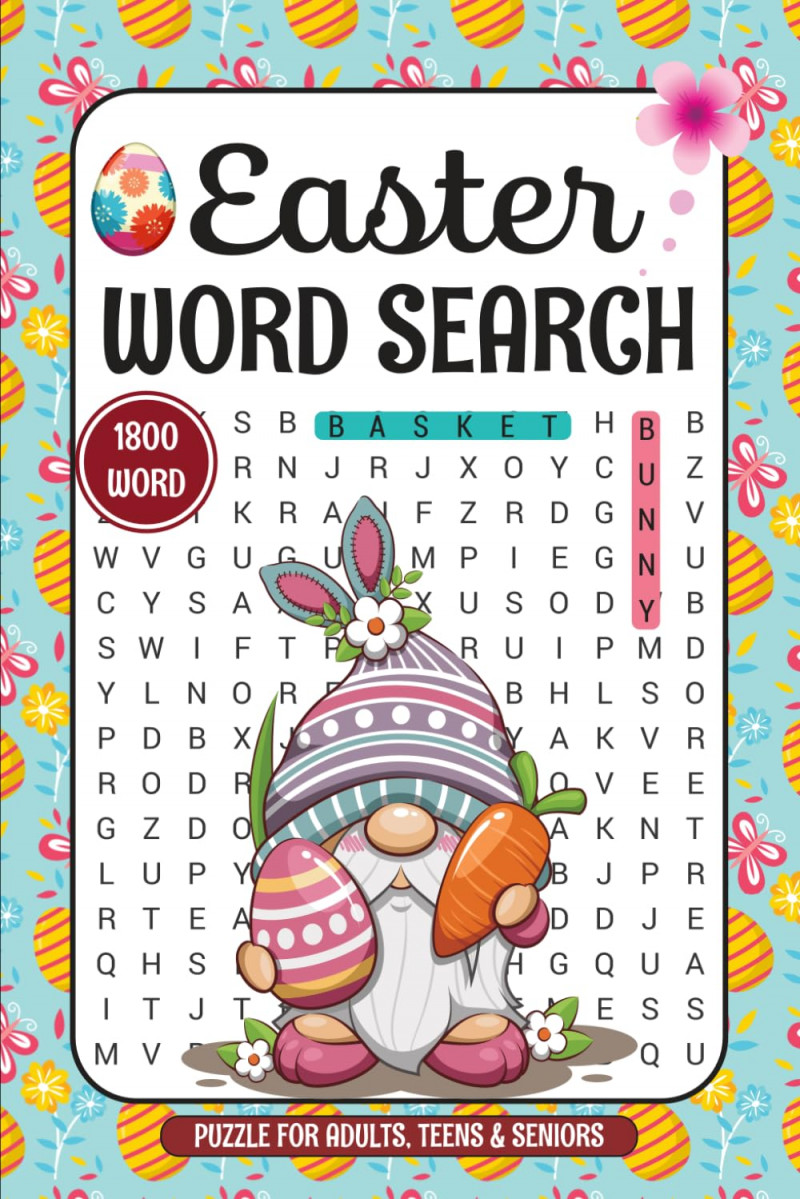 Easter Word Search Book for Adults.